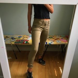 Light brown skinny surfer pant